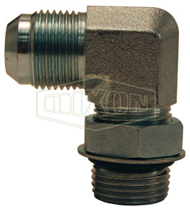90° Male SAE O-ring Boss x Male JIC Elbow