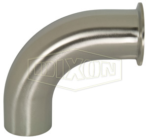 Polished 90° Clamp x Weld Elbow
