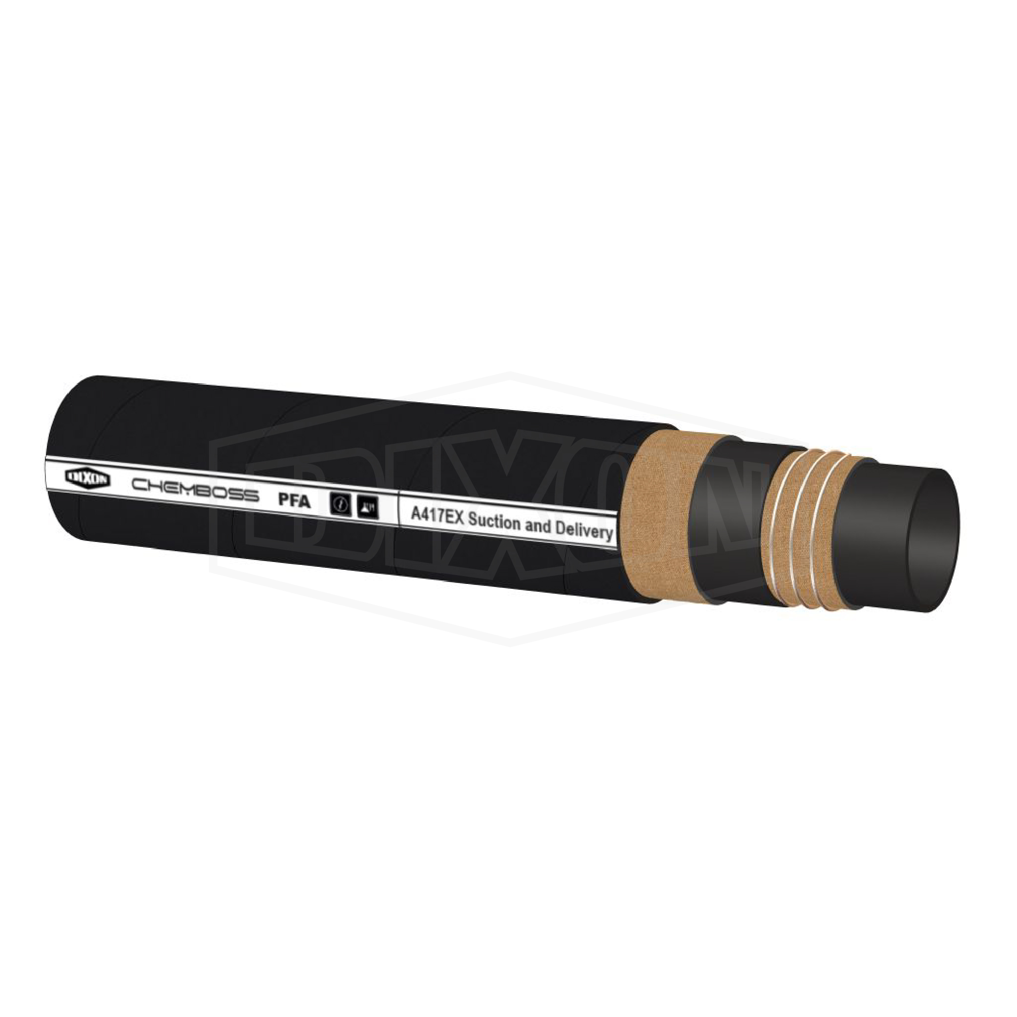 CHEM/FOOD PFA Suction & Delivery Hose(A417EX)