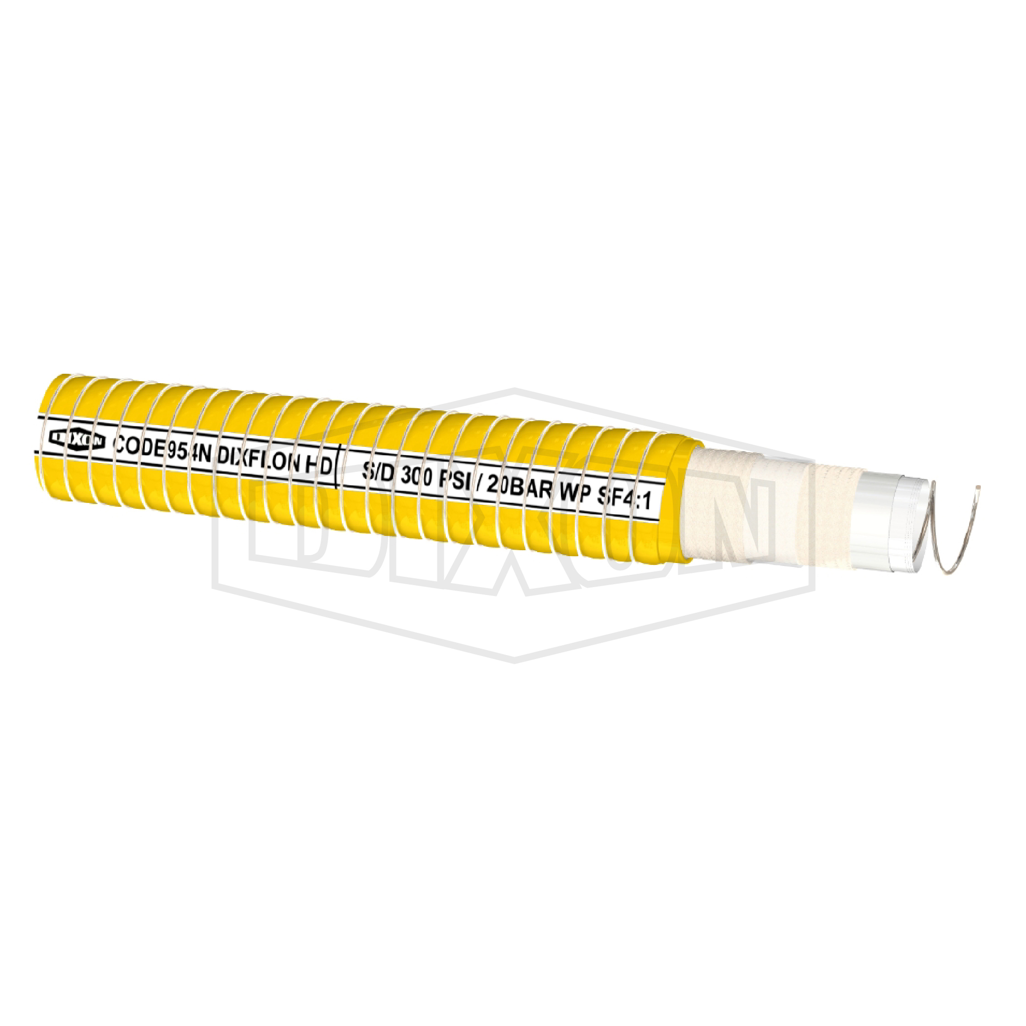 DIXFLON HD Hi-Temp PTFE COMPOSITE HOSE(CODE954N)