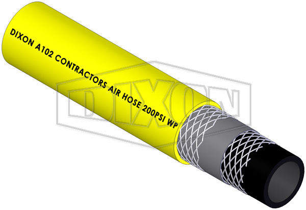 Rubber Contractors Yellow Air Hose (A102)