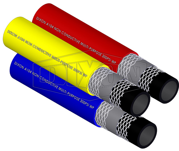 Rubber Multi-Purpose Non-Conductive Hose (A104)