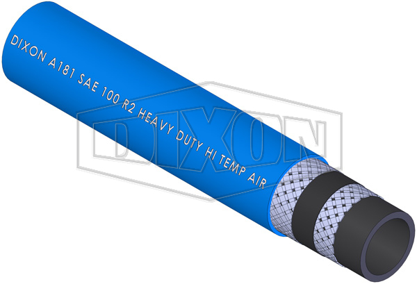 Rubber High Temperature Steel Bull Braid Hose A181