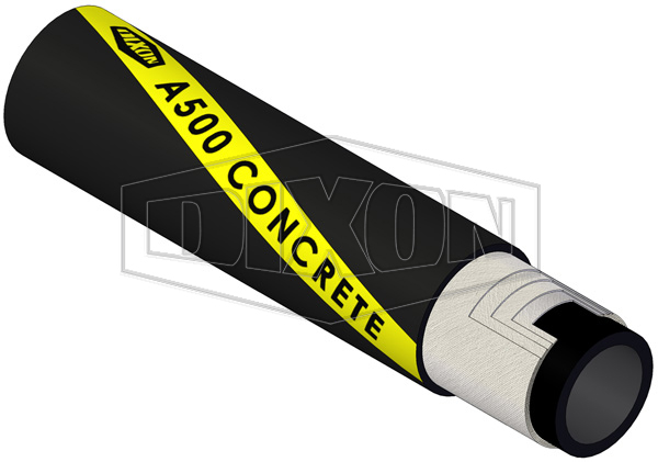 Rubber Concrete Placement Hose Synthetic Cord (A500)