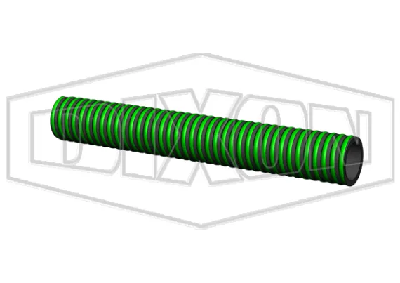 AUSGAR - Green Spiral Rubber ABR Material Handling Suction Hose