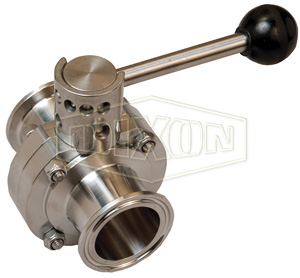 B5101 Series Butterfly Valve with Pull Handle Clamp End