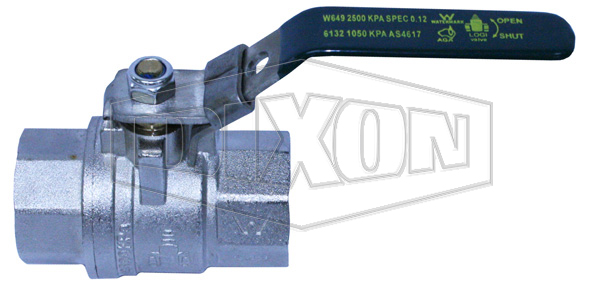 Lockable Lever Brass Ball Valve BSP