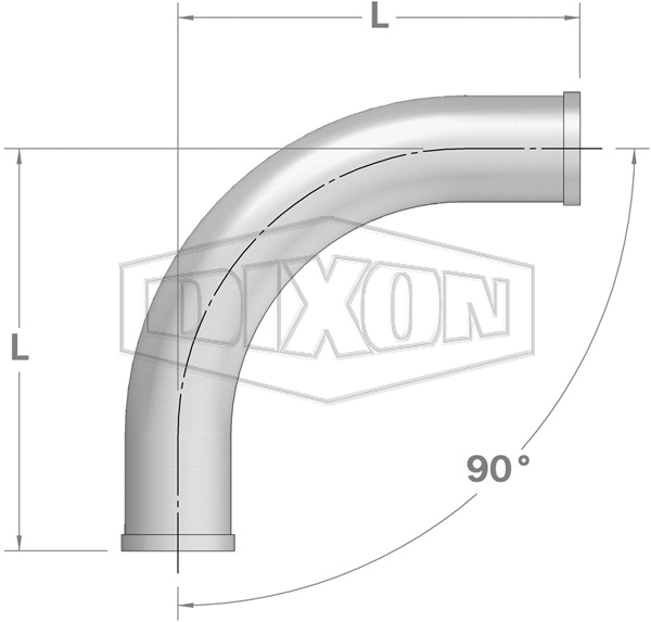 Shouldered End 90° Bend