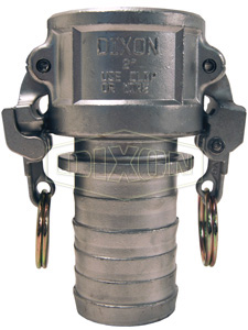 EZ Boss-Lock™ Cam & Groove Type C Coupler x Hose Shank with Collar