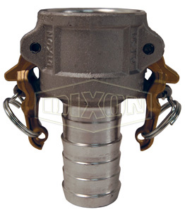 Boss-Lock™ Cam & Groove Type C Coupler x Hose Shank