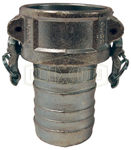 Boss-Lock™ Cam & Groove Type C Coupler x Hose Shank
