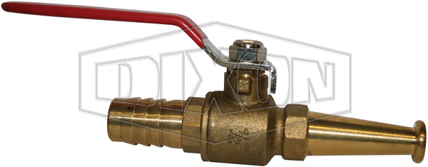 Brass Ball Valve Lever Operated Nozzle