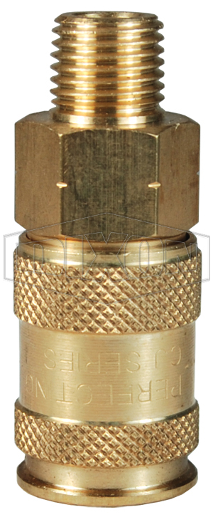 CJ-Series Pneumatic Male Threaded Coupler