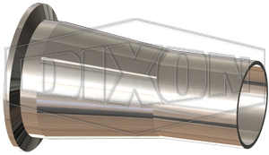 BioPharm Clamp x Weld Concentric Reducer