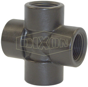 Schedule 80 Threaded Polypropylene Cross