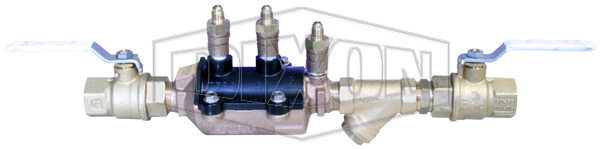 Double Check Valve with Isolation Valve & Strainer