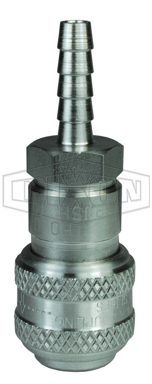 D-Series Pneumatic Automatic Standard Hose Barb Coupler