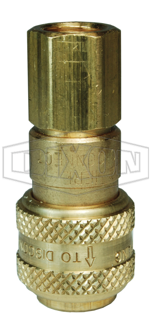 D-Series Pneumatic Automatic Female Threaded Coupler