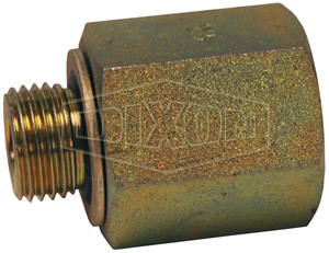 Female NPTF Pipe x Male Metric Parallel Thread