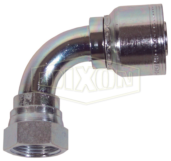 Nominal Smooth Bore PTFE Hose 90° FJIC Fitting