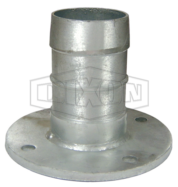 Heavy Duty Table D Flange x Hose Shank