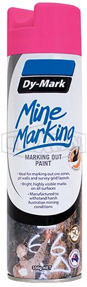 Dy-Mark® Mine Marking Paint - Vertical Spray