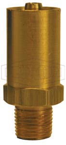 Grease Whip Male NPT Solid Base Hose Fitting