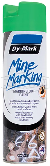 Dy-Mark® Mine Marking Paint - Vertical Spray