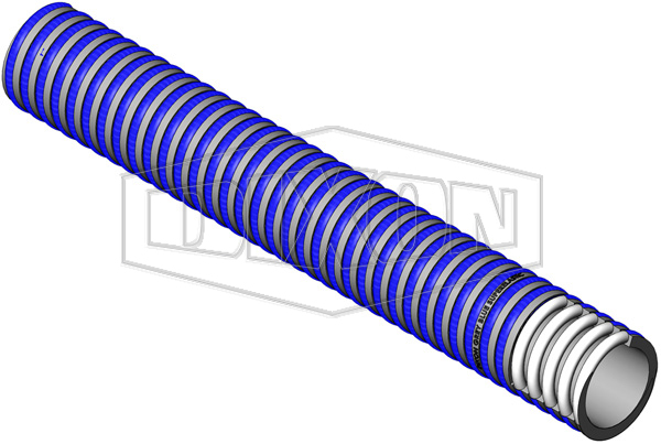 Grey / Blue ABR Super Elastic PVC Suction Hose