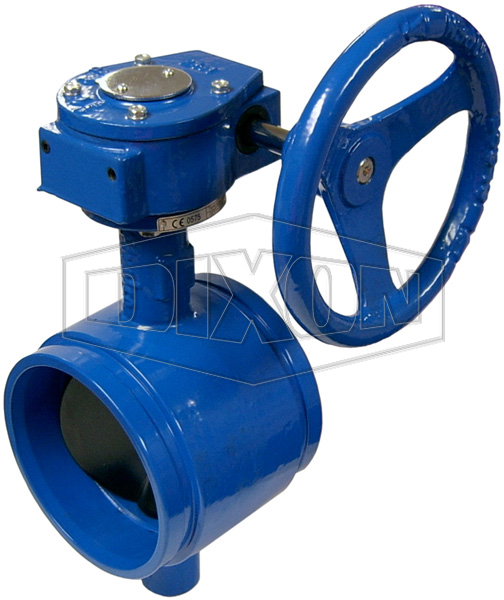 Grooved Gear Operated Butterfly Valve