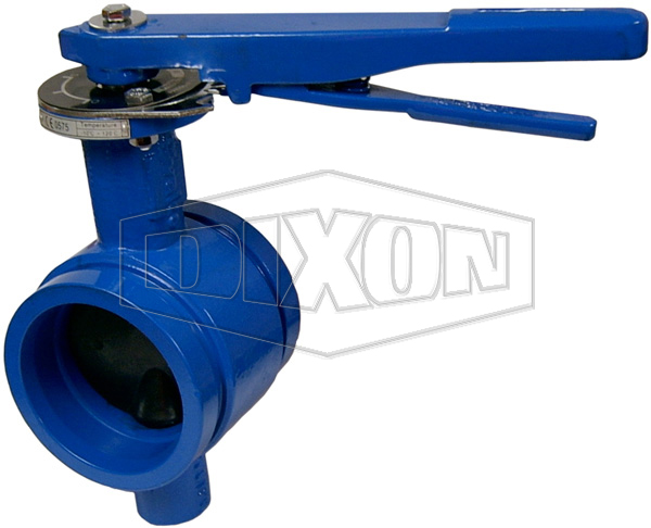 Grooved Lever Operated Butterfly Valve