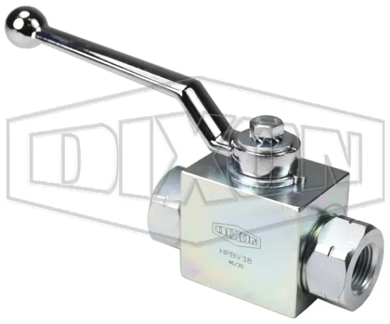 High Pressure Clear Zinc Ball Valve