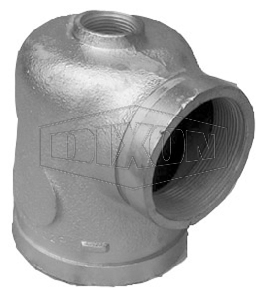 Grooved Hydrant Hose Reel End Run Tee