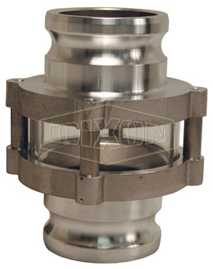 Cam & Groove In-Line Sight Glass Adapter x Adapter