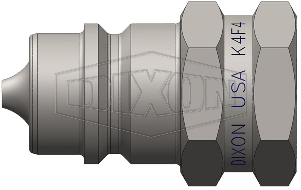 DQC K-Series ISO-A Interchange Female Plug