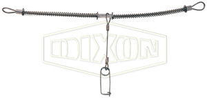 King Cable™ Hose-to-Tool Service with Safety Clip & Lanyard for Air King