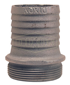 King™ Short Shank Suction Male Coupling NPSM