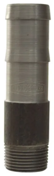 King Steel Round Nipple for 2 Clamps