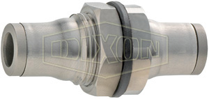Legris Stainless Steel Push-In Bulkhead Connector