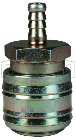 M-Series ARO Pneumatic Automatic Standard Hose Barb Coupler