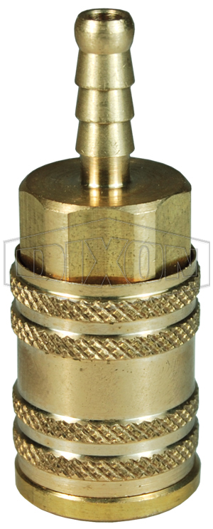M-Series ARO Pneumatic Manual Standard Hose Barb Coupler
