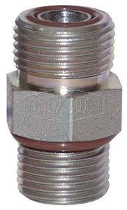Male Flat Face x Male SAE O-ring Boss Connector