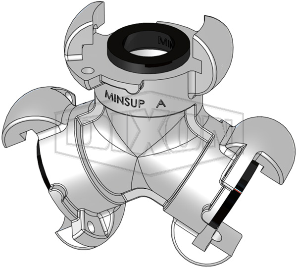 Minsup A Type Bellows Seal Three Way Connector