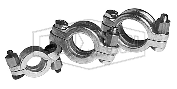 Minsup Double Bolt Clamp with Saddles