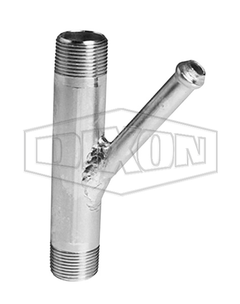 Minsup Y-Piece Male x Hose Tail x Male