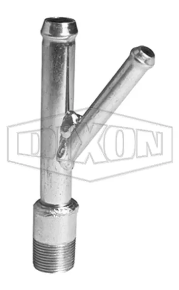 Minsup® Y-Piece Hose Tail x Hose Tail x Male
