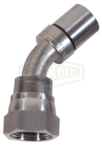 Nominal Smooth Bore PTFE Hose 45° FJIC Fitting