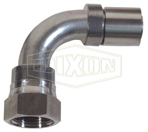 Nominal Smooth Bore PTFE Hose 90° FJIC Fitting