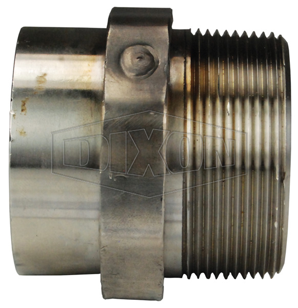 Dixon® Octagonal Nipple for Welding to Metal Hose