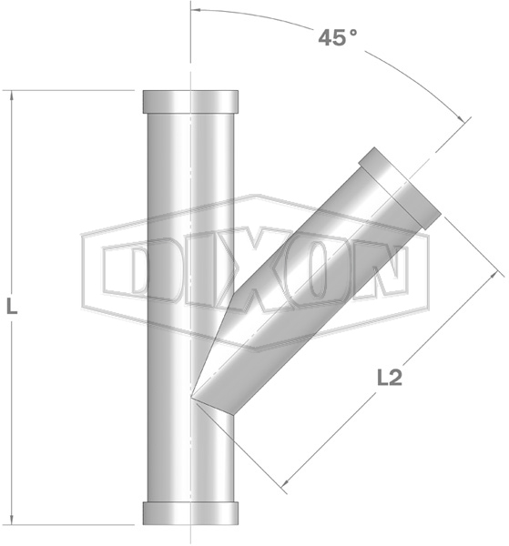 Shouldered End Offset Tee
